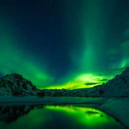 Island - die Wetterleuchten Aurora Borealis