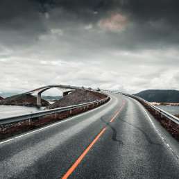 Lofoten Brücke in Norwegen