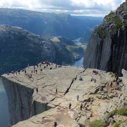 Der Preikestolen von oben