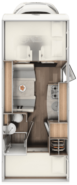 Grundriss der Familienbutze