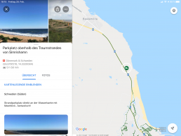 Aus der persönlichen Map heraus direkt die Google Maps Navigation zum Ziel starten