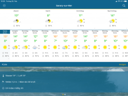 Infozentrale - Wetterinfos kommende Tage