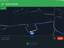 Navi mit Google Maps - Detailansicht