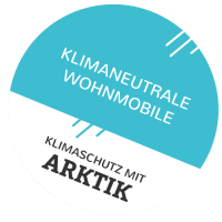 Logo Arktik Klimaneutrale Wohnmobile gedreht