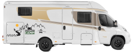 Wohnmobil Zwei-Mann-Zelt Beifahrerseite