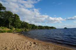 Der Strand am Plauer See