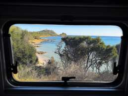 Aufwachen in Foxi Manna - was für ein Ausblick aus dem WOW-MOBIL