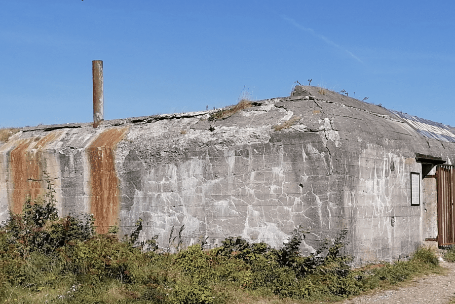 Bunker aus dem 2. Weltkrieg bei Oddesund in Dänemark