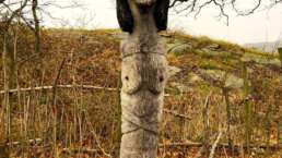 Holzschnittkunst am Stellplatz