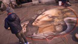Lucca: Straßenkunst, an vielen Ecken zu finden