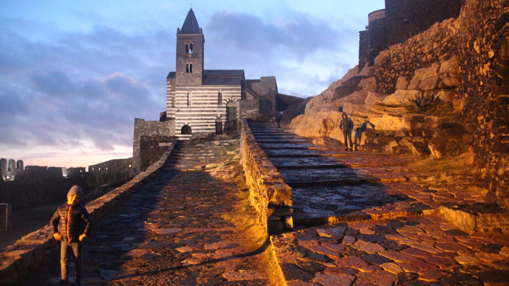 Die Kirche San Pietro auf dem letzten Zipfel in Portovenere