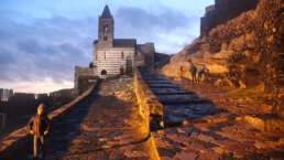 Die Kirche San Pietro auf dem letzten Zipfel in Portovenere