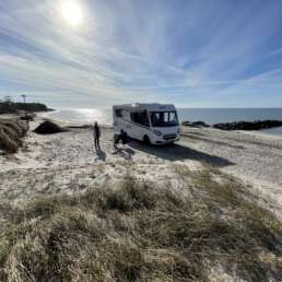 Strandcamping an der schwedischen Südküste