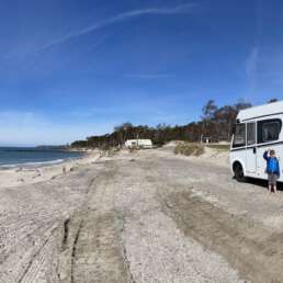 Strandcamping an der schwedischen Südküste