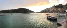 Blick auf den Hafenbereich in Portovenere