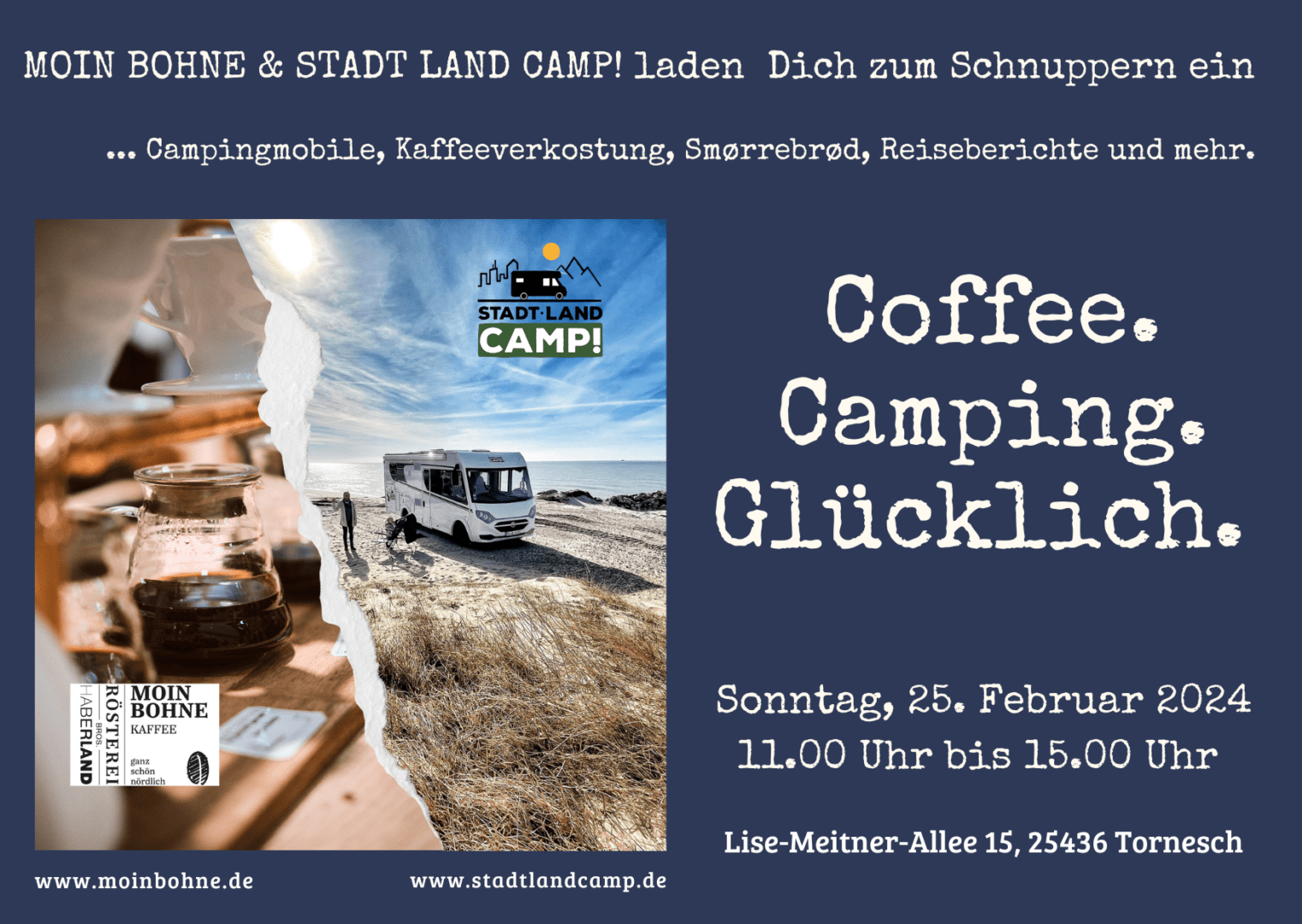 Einladung zum Event "Coffee. Camping. Glücklich."