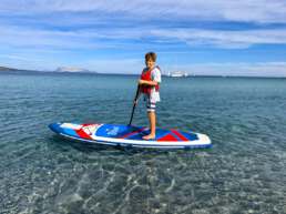 Mads aufm SUP in Tanaunella