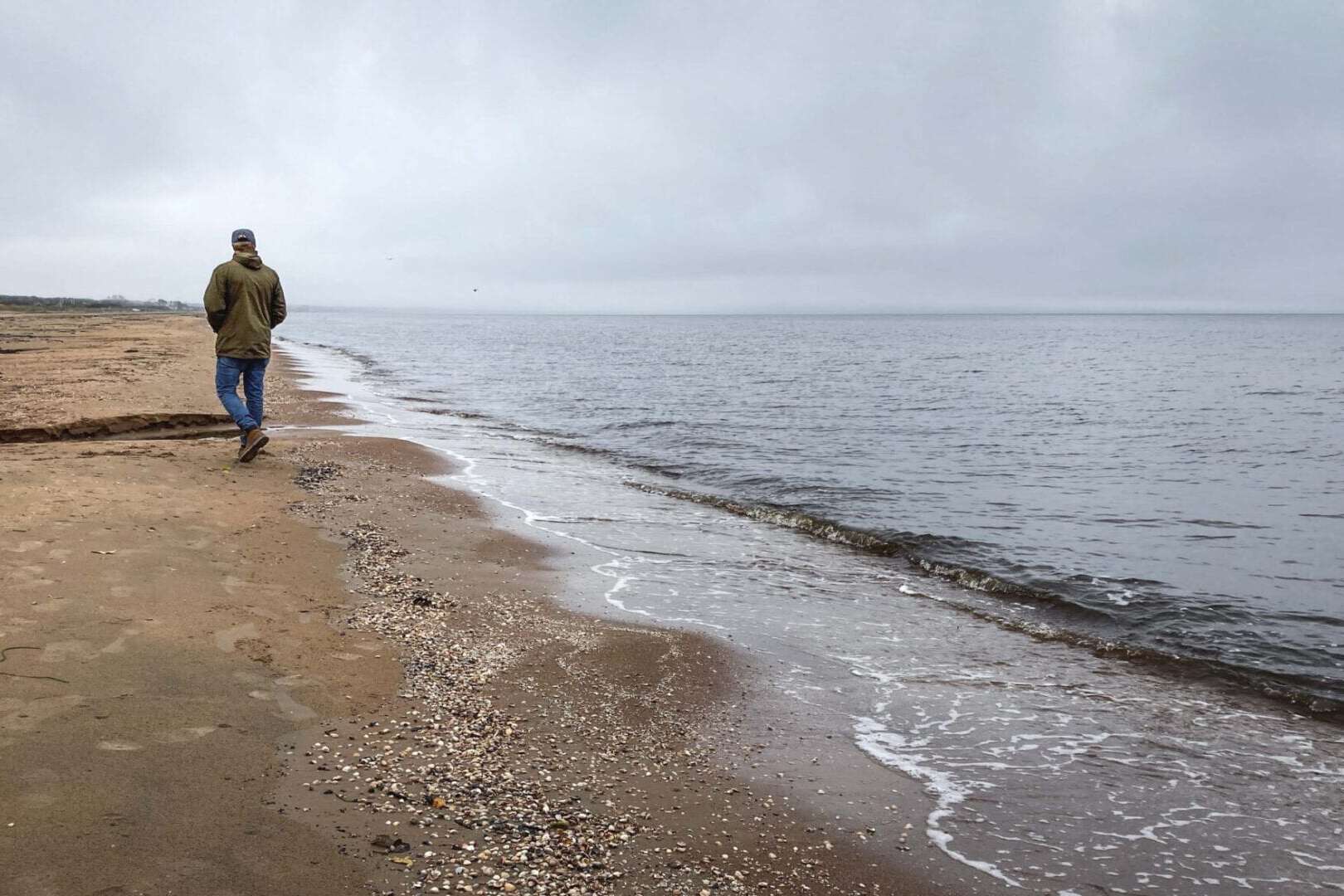 Zwischendurch ein Strandspaziergang am Mellbystrand