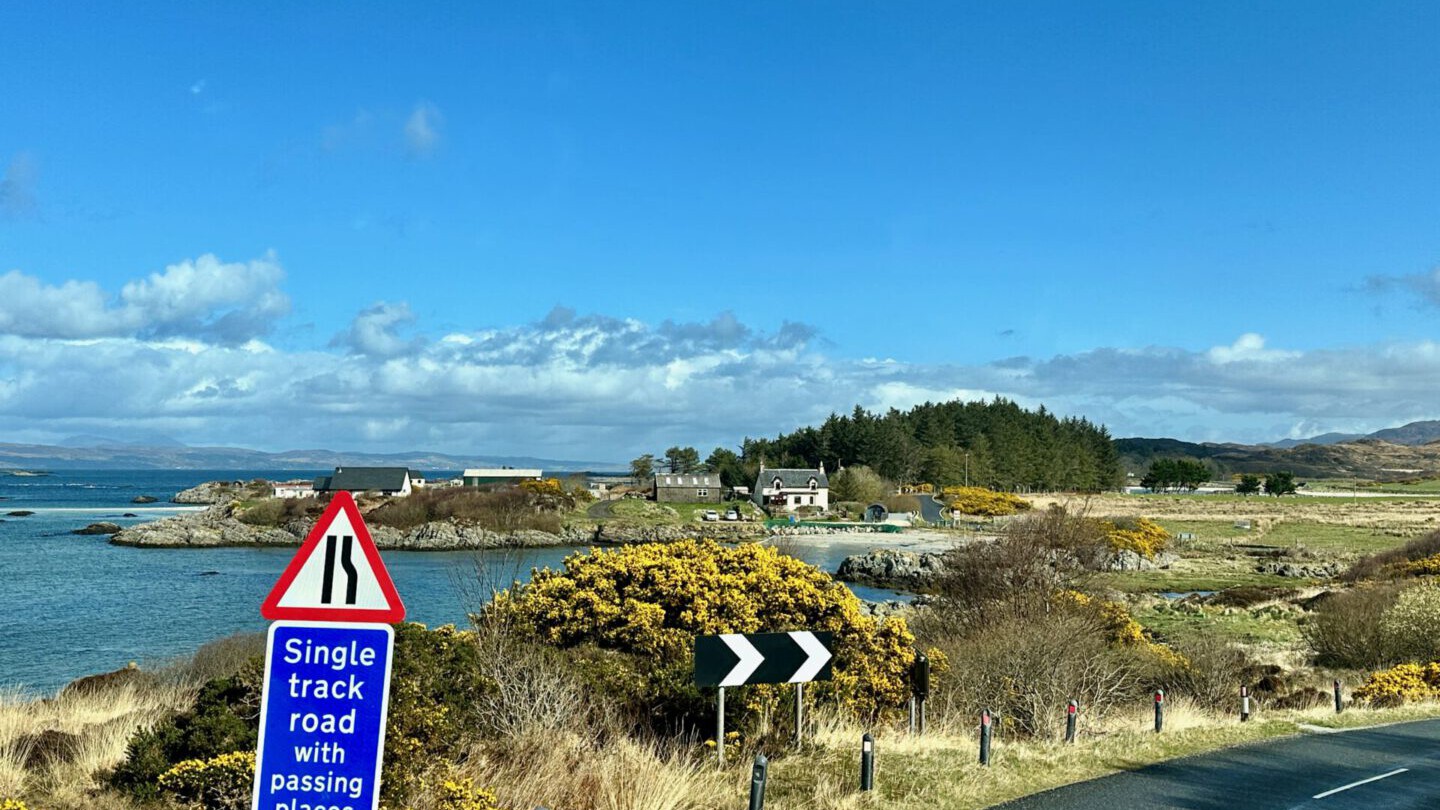 Küstenstrasse Arisaig nach Mallaig