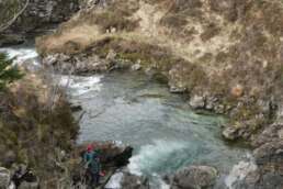 Wasserfälle mit Pools nahe des Glenbrittle Campsite I