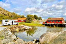 Stadt Land Camp Wohnmobil auf Tjörn in Schweden