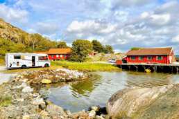 Stadt Land Camp Wohnmobil auf Tjörn in Schweden