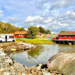 Stadt Land Camp Wohnmobil auf Tjörn in Schweden