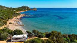 Blick von unserem Parkplatz in Foxi Manna in Richtung Norden