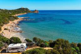 Blick von unserem Parkplatz in Foxi Manna in Richtung Norden