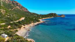 Blick von unserem Parkplatz in Foxi Manna in Richtung Norden