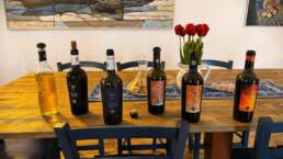 die Co-Stars des Abends - hochwertige Weine von Vermentino bis Cannonau