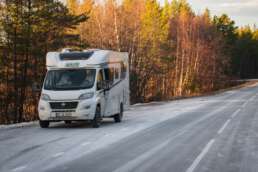 je nördlicher es in Schweden wird, umso wichtiger werden die Winterreifen auf unseren Wohnmobilen