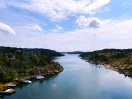 links und rechts der Brücken lohnen die Ausblicke