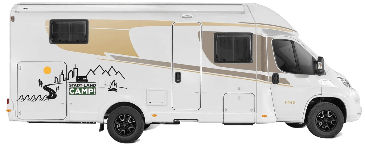 Wohnmobil Zwei-Mann-Zelt Beifahrerseite