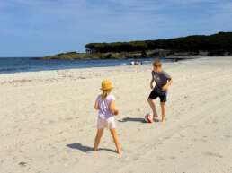Viel Platz und Spaß am Strand von Budoni (in der Nebensaison)