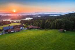 wenn das Wetter mitspielt, gibt es schon mal Panoramaausblicke inklusive